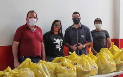 Vinhedos Papéis doa 1 tonelada de alimentos para a comunidade do bairro Euzébio Beltrão de Queiroz